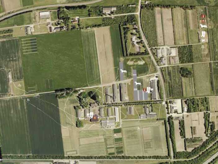 SShortcuts and favourite nooks have been
turned into an artwork at the Faculty of Life
Sciences campus in Taastrup.